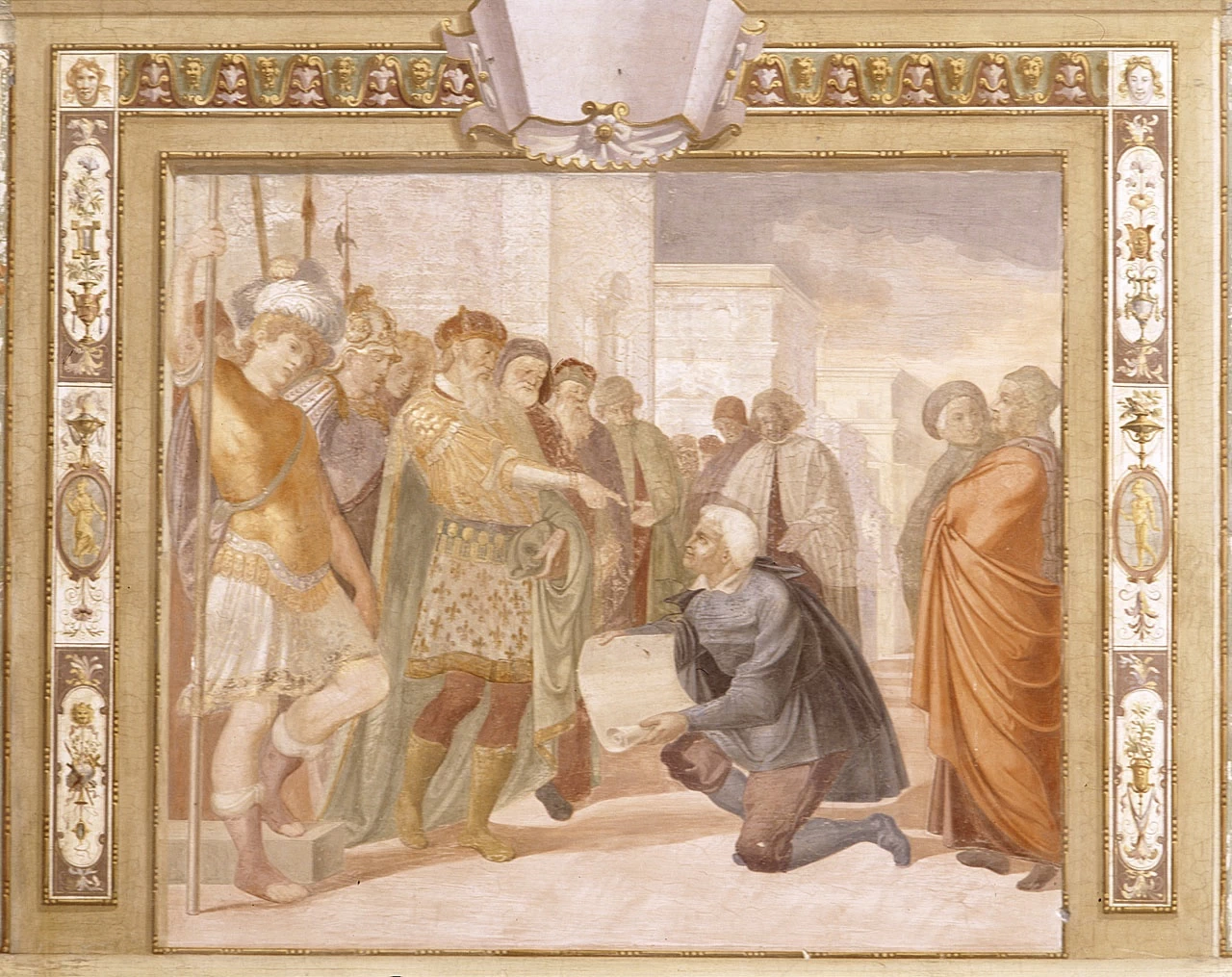 Presentazione di un progetto al re - Villa medicea della Petraia, Firenze